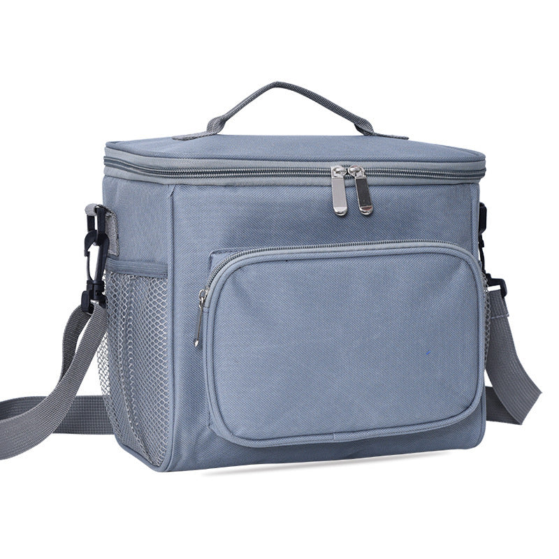 Oxford Cloth Single-shoulder Lunch Bag Outdoor Picnic Bag Insulation Bag